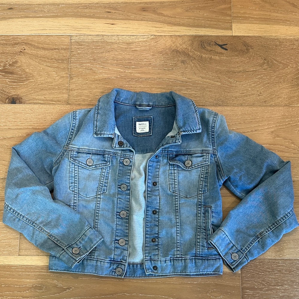 GAP Light Blue Kids Denim Jacket - Classic Jean Style